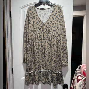 Hemish USA Leopard Dress